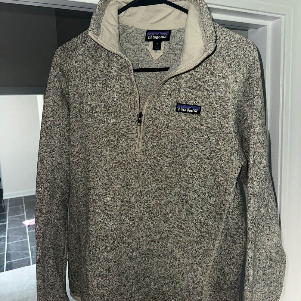 Patagonia Gray Quarter-Zip Pullover